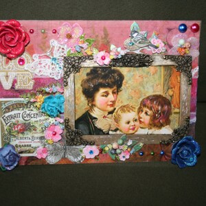 PERFETTO per la mamma è questo elegante biglietto di auguri / ricordo unico nel suo genere che qualsiasi madre farebbe tesoro