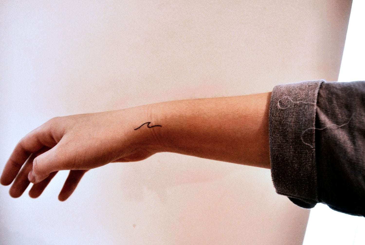 Small Wave Tattoo - Etsy UK Small Wave Tattoo - Etsy UK