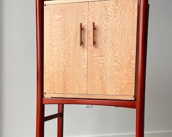 Custom Wood Cabinet | James Krenov Style | Freestanding Storage Cabinet | Handmade Furniture