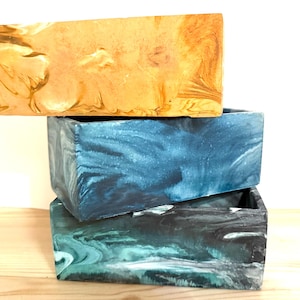 Rectangle Cement Windowsill Planter with Drip Tray: Indoor/Outdoor Use sealed. custom colors