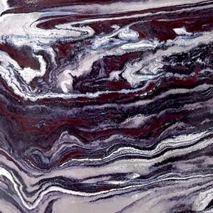 Purple Rain: Purple Lavender Gray White Marble Cement Planters and Home Decor