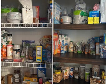 Wood Shelf Cover - Wood Wire Shelf Covers - Pantry Shelves - Laundry - Closet - Custom Made