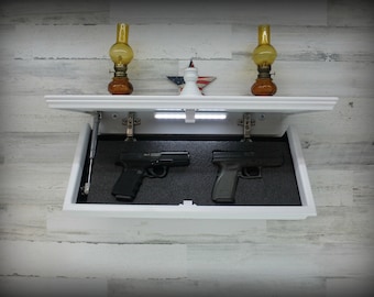 23" X 10"   Hidden Compartment Tactical Concealment Gun Shelf