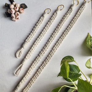 Rallonge de suspension pour plante, Rallonge pour suspension de plante, Rallonge en macramé