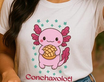Mexiko Shirt, Trendy Shirt, Axolotl Shirt, süßes Axolotl T-Shirt,Mexicana Shirt, mexikanisches Pan Liebhaber Geschenk,Mexiko Pan Shirt,Latina Shirt