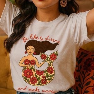 Mexiko Shirt, mexikanisches Hemd, Meerjungfrau Shirt, latina Shirt, spanische Zitate, Mexiko Geschenke