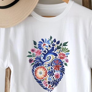 Mexikanisches Hemd, Talavera T-Shirt, Mexicana Hemd, Cinco de Mayo Bekleidung, Damenhemd