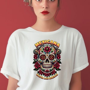 Mexicana Clipart, Dia de muertos Mexico Clipart, Flower heart PNG, Mexican clipart, Day of the Dead Clipart