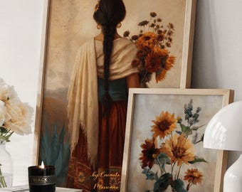 Arte mural de México, carteles mexicanos, decoración de México, regalos latinos, arte mexicano,