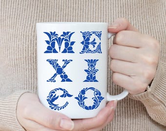Mexico Inspired Ceramic Mug, Mexican Cultural Coffee Cup, Souvenir Travel Tea Mug, Latin American Theme Kitchen Decor, Ethnic Pattern