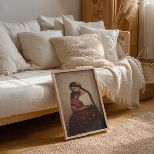 Mexican Mom and Baby Art , Mexico Nursery, Mexican Poster ,Mothers Day poster, Mexico decor, Mexico Posters image 5