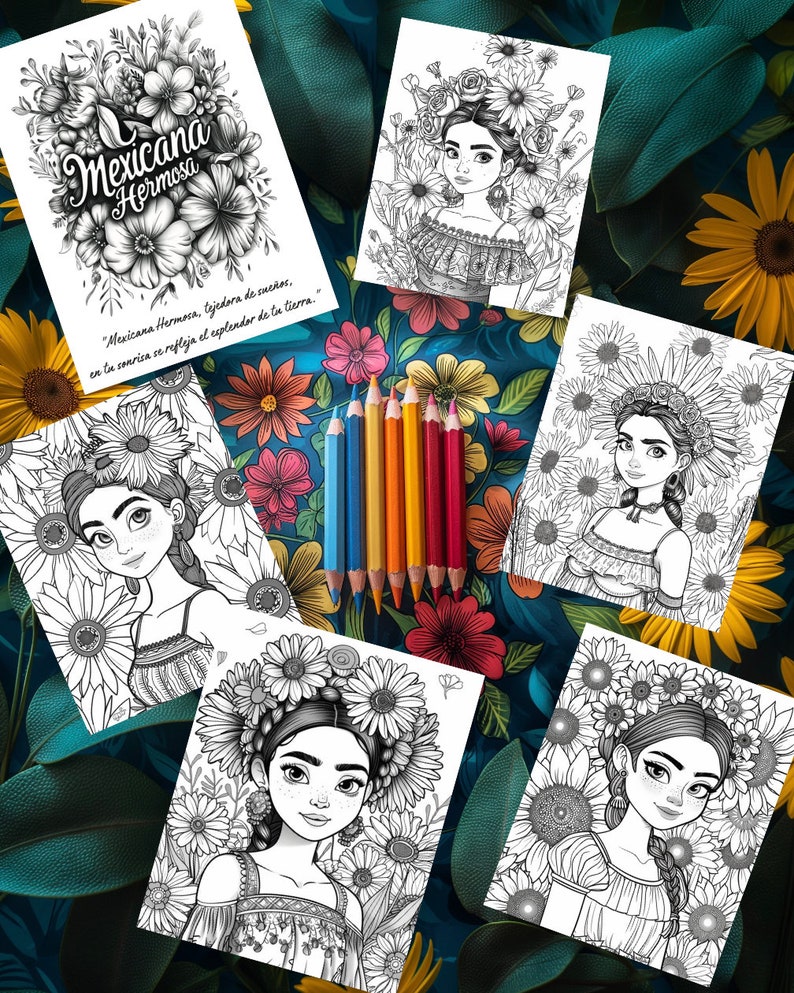 Mexico Coloring Pages, Mexicana Coloring Pages, 5 De Mayo, Mexican