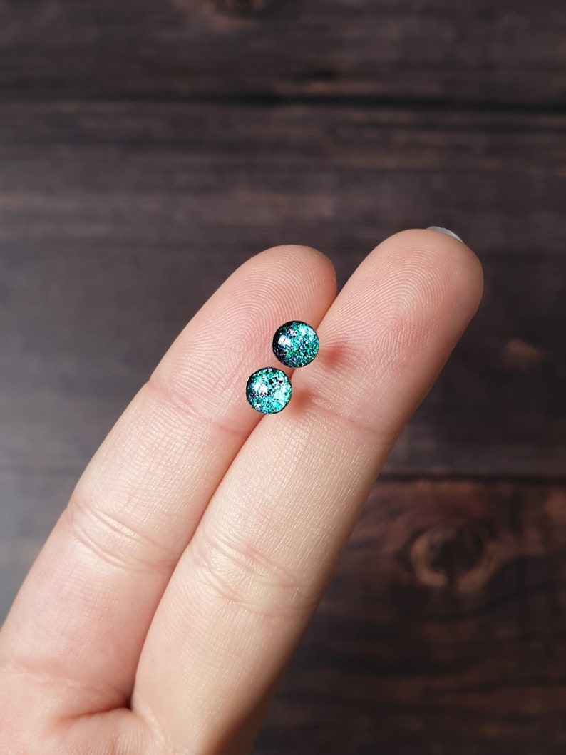 Handmade Stud Earrings Earlobe Piercing 3mm Ear Studs 4mm Etsy