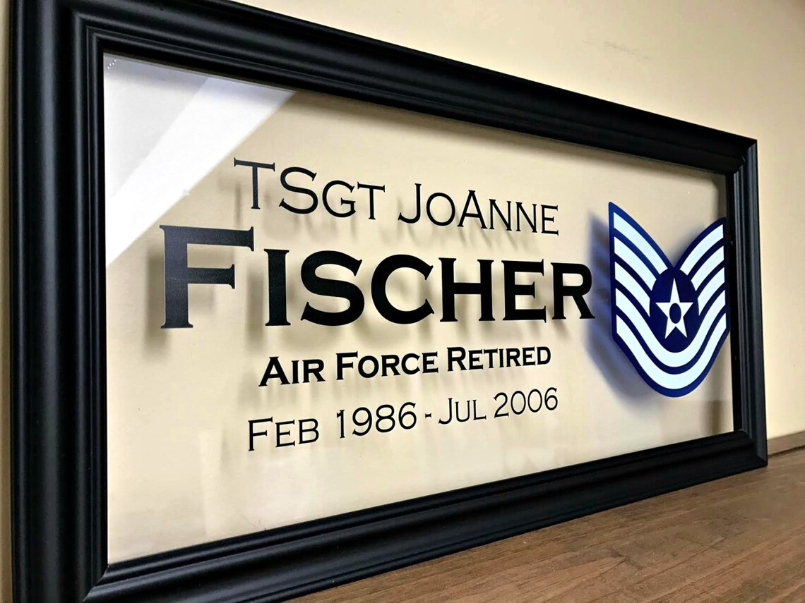Military Retirement Air Force Gifts Airforce Gifts Air - Etsy Singapore