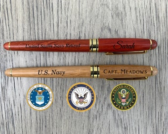 Navy Chief Gifts US Navy Gifts Military Retirement Gifts Military Gifts Army Mom Personalized Gift Pen, Deployment Gift