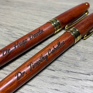 Gift for Doctor Man Doctor Gift Boss Gift for Him Personalized Wooden Pen Unique Gifts for Men Custom Gifts for Men