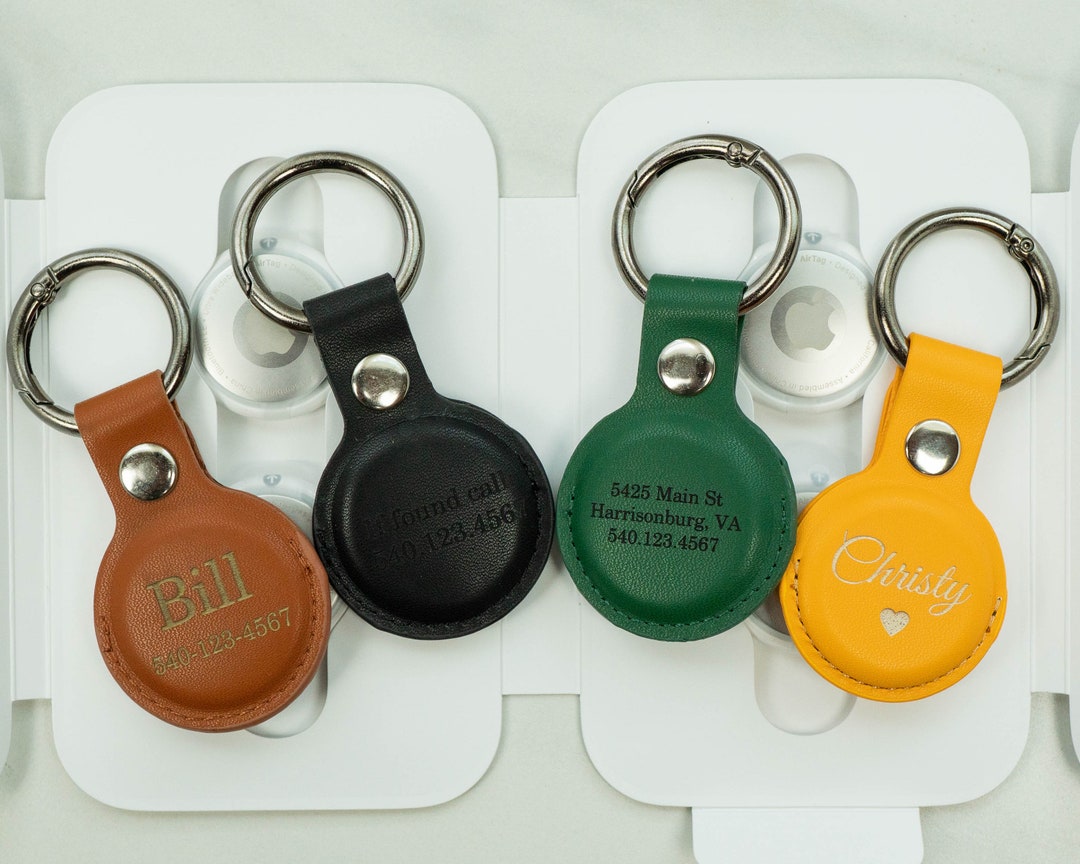 Personalized AirTag Holder AirTag Case Personalized AirTag Keychain Key