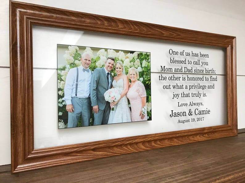 Gifts for Parents Parent Wedding Gift Parents of the Bride Etsy