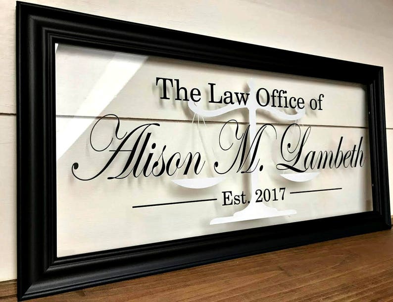 Gifts for Attorneys Lawyer Gift Law Office Decor Gifts for Etsy