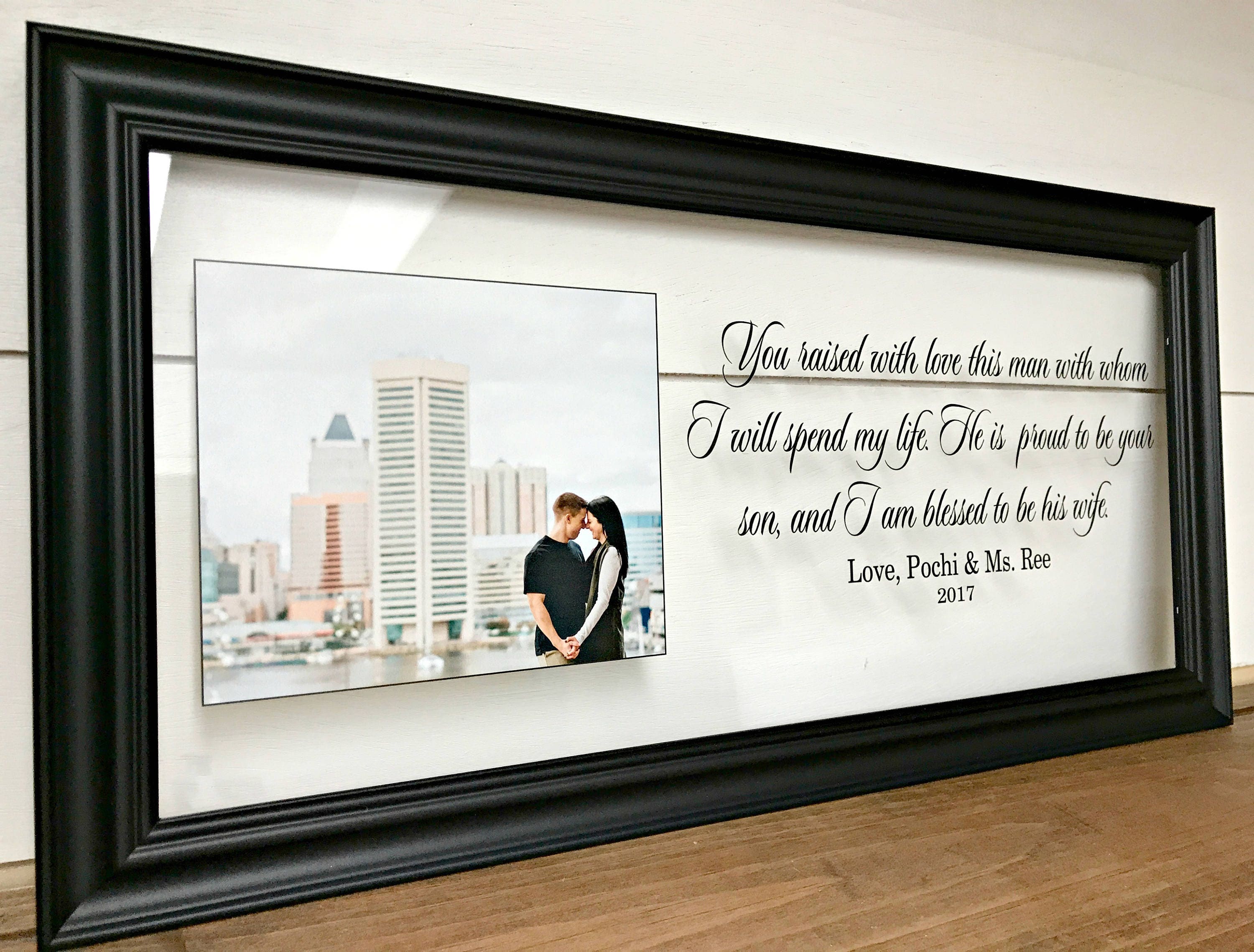 Parents Picture Frame Wedding Frame Parent Wedding Gifts for Etsy