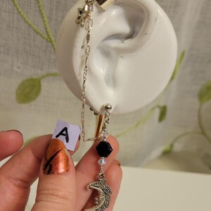 Knorpel Manschette/Lobe Piercing Kombi Ohrringe