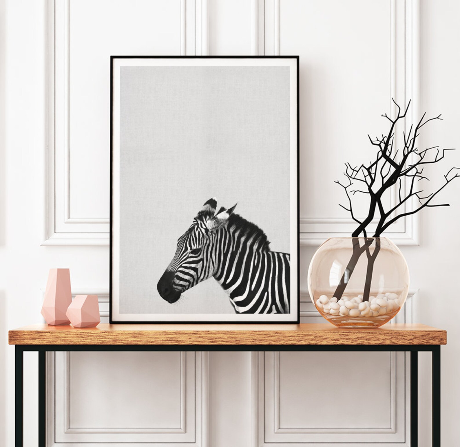 Zebra Print Nursery Decor Safari Baby Shower Print Large Etsy