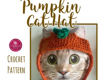 Pumpkin Cat Hat Crochet Pattern