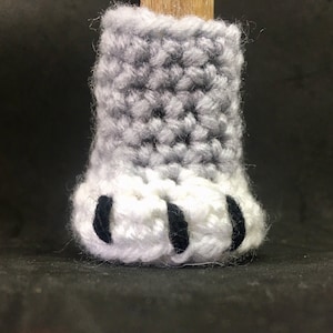 Cat Paw Chair Sock Crochet Pattern image 4