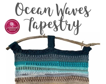 Ocean Waves Tapestry Crochet Pattern