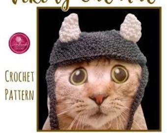 Viking Cat Hat Crochet Pattern