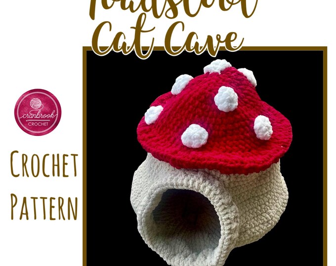 Mushroom Cat House Crochet Pattern - PDF File - Etsy Canada