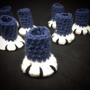 Cat Paw Chair Sock Crochet Pattern image 5