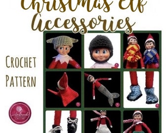 Christmas Elf Accessories Crochet Patterb