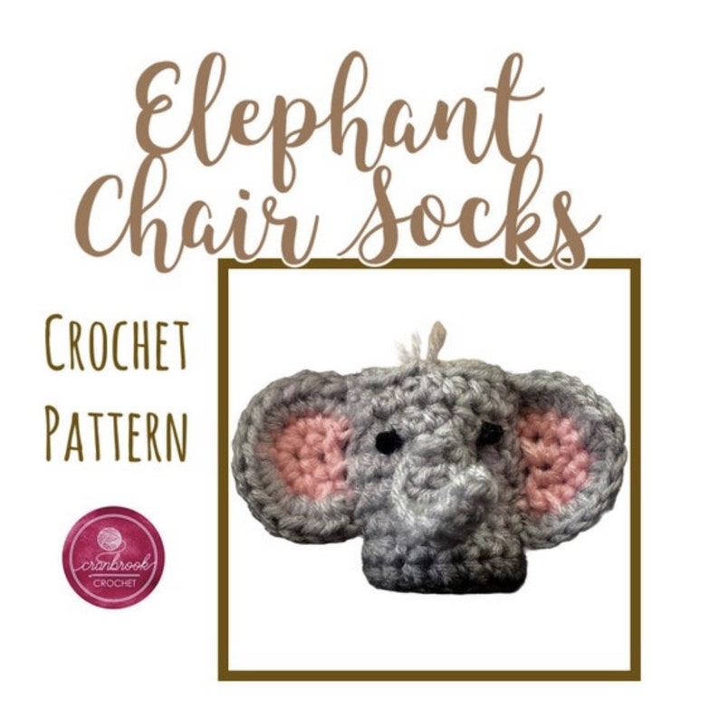 Animal Chair Sock Crochet Pattern Bundle image 5