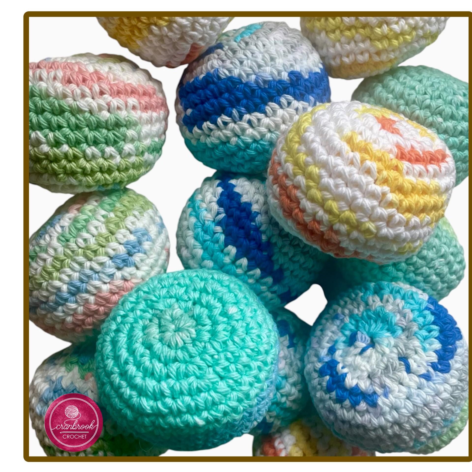 Hacky Sack Foot Bag Crochet Pattern