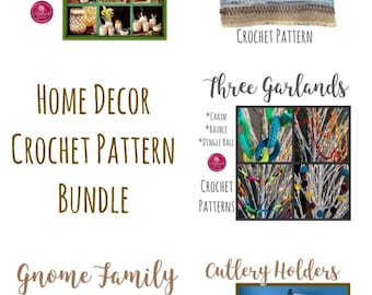 Home Decor Crochet Pattern Bundle