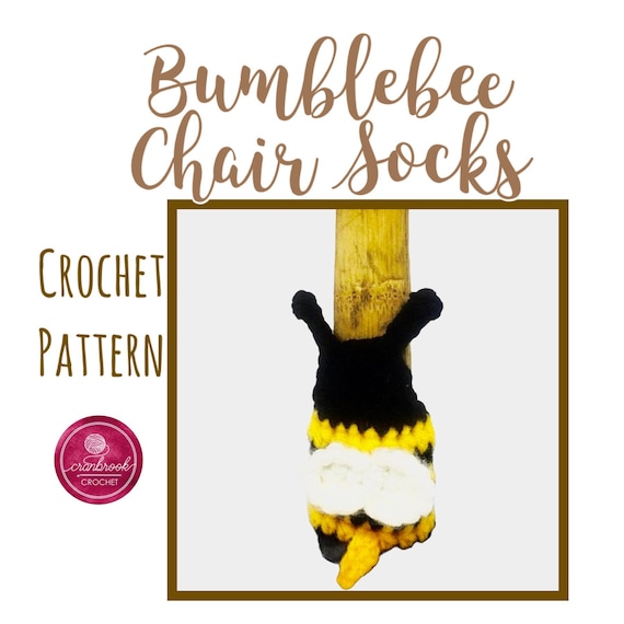 Bumblebee Chair Sock Crochet Pattern