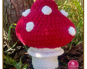 Red Toadstool Crochet Pattern