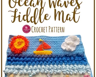 Ocean Waves Fiddle Mat Crochet Pattern