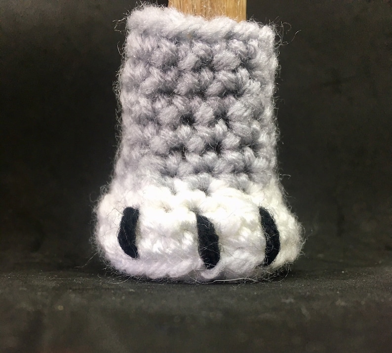 Cat Paw Chair Sock Crochet Pattern image 4