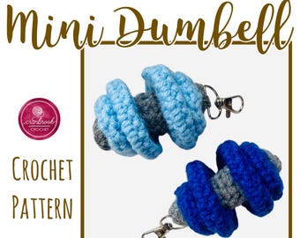 Mini Dumbell Crochet Pattern