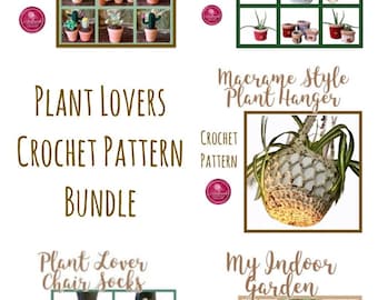 Plant Lover Crochet Pattern Bundle