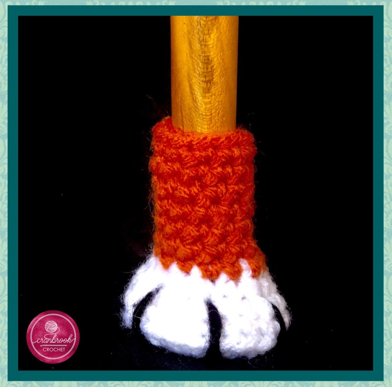 Cat Paw Chair Sock Crochet Pattern image 8