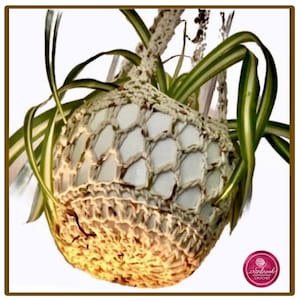 Macramé-Style Plant Hanger Crochet Pattern