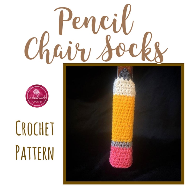 Pencil Chair Sock Crochet Pattern image 1