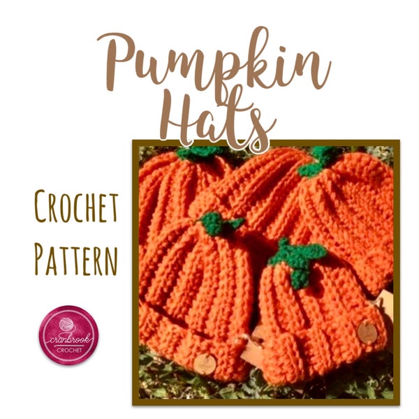 Pumpkin Hats Crochet Pattern