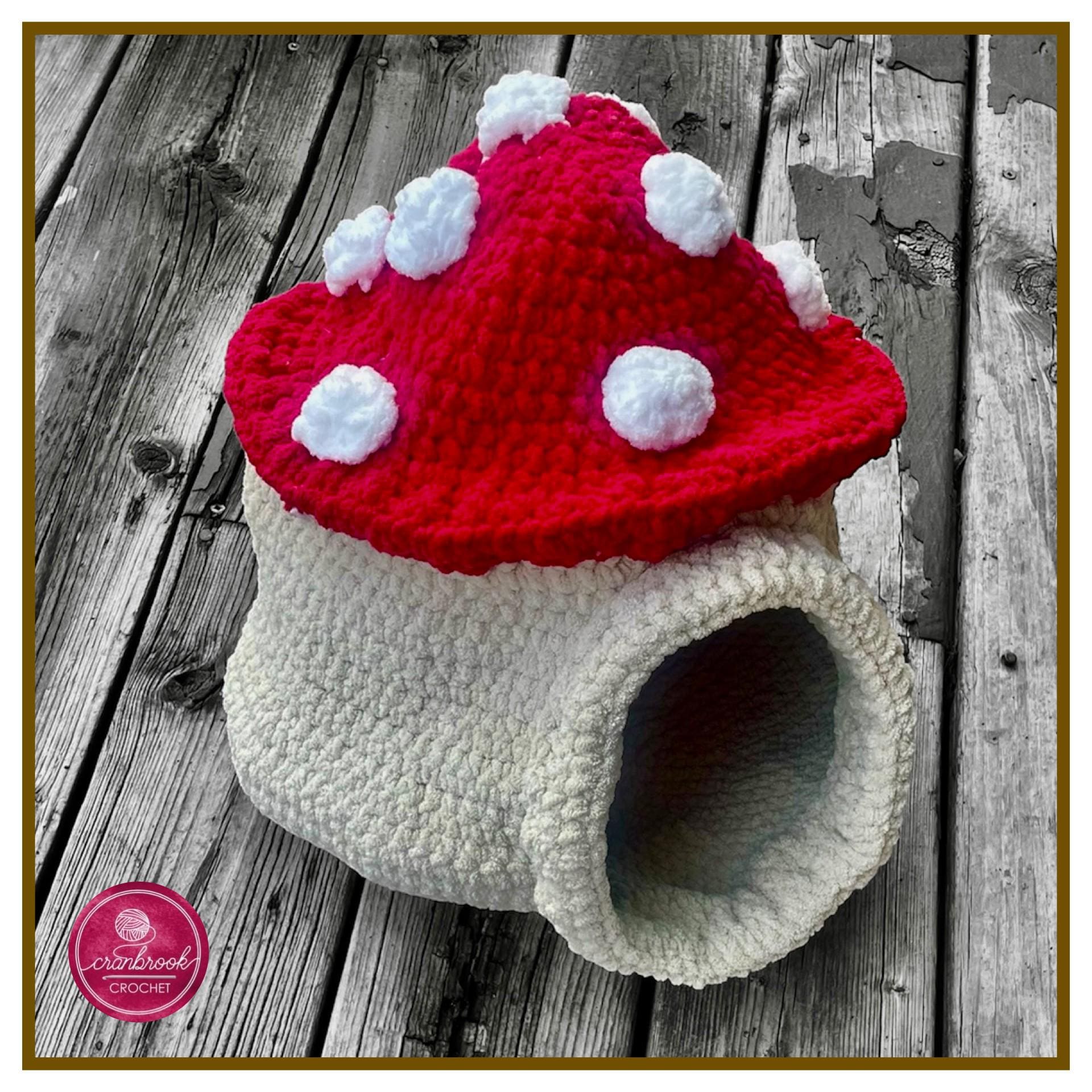 Toadstool Cat Cave Crochet Pattern - Etsy