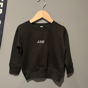 Benutzerdefiniertes Namens-Sweatshirt | Personalisierter Kinder Pullover | Personalisierte Pullover | Personalisierte Weihnachtsgeschenke | Kleinkind Geschenkidee | Individuelles Namensgeschenk