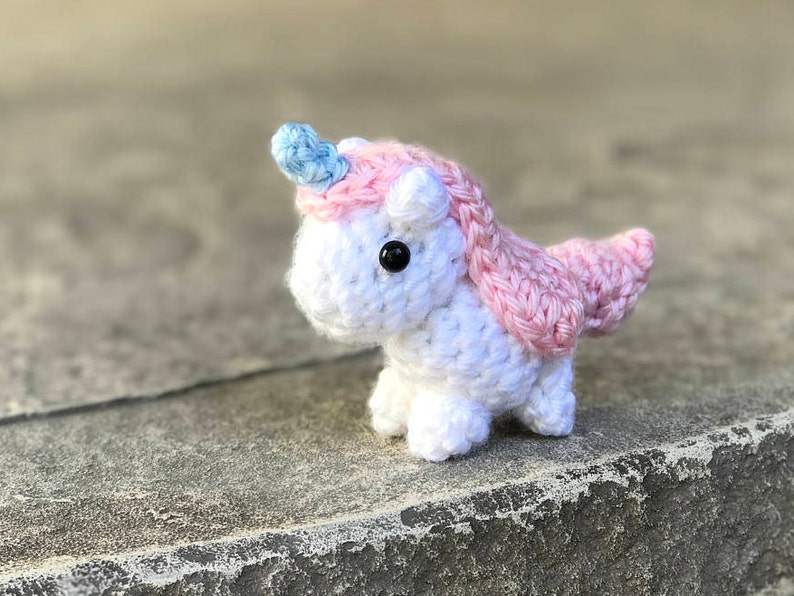 Amigurumi Pattern Unicorn - Mini Crochet Pattern - Easy Crochet Pattern - Amigurumi Unicorn - Crochet Pattern - Mini Amigurumi Pattern