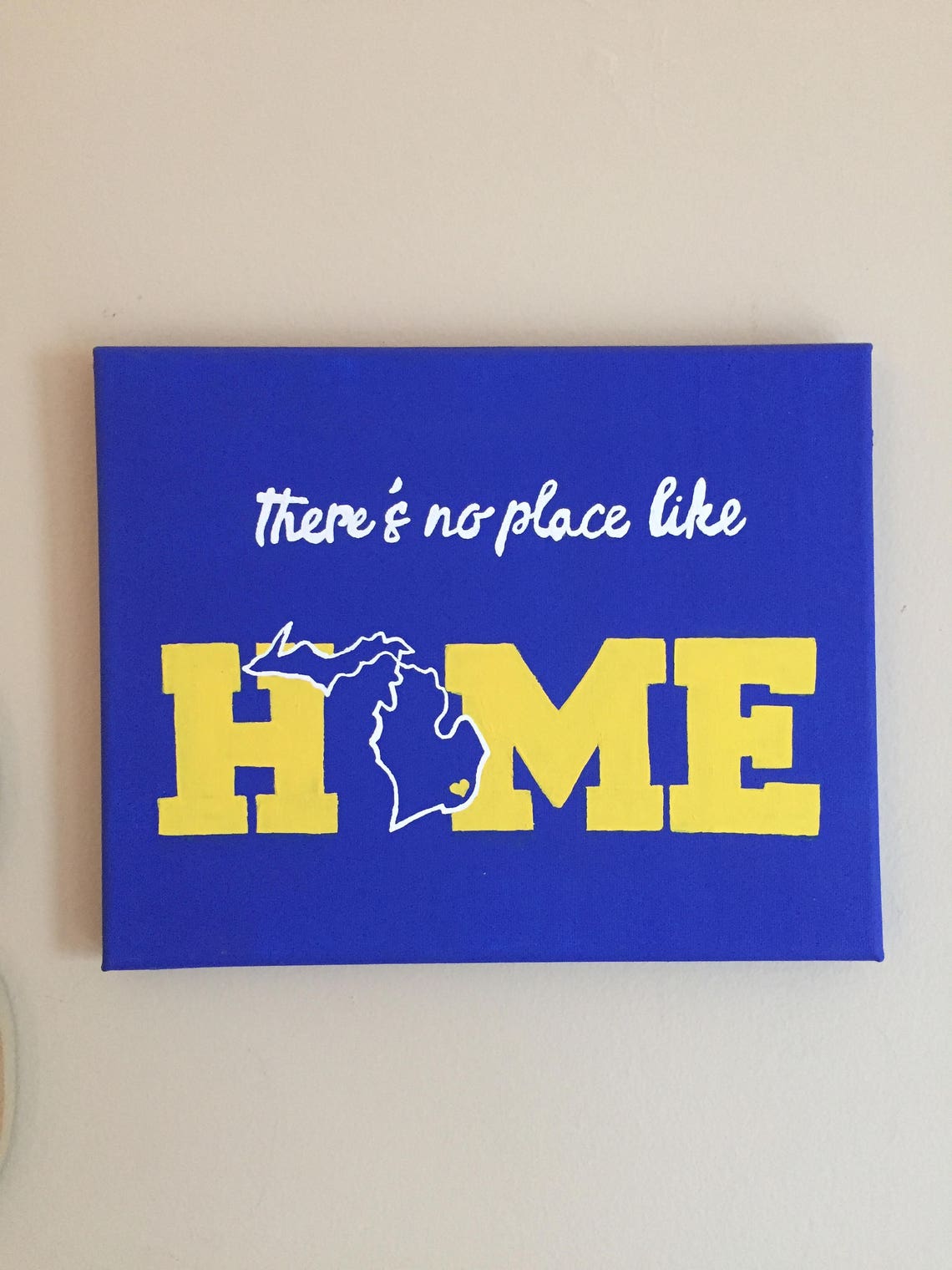 College Wall Art, Team Painting, Man Cave Wall Art, College Dorm Decor